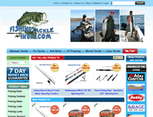 Tablet Screenshot of fishingtackleindia.com